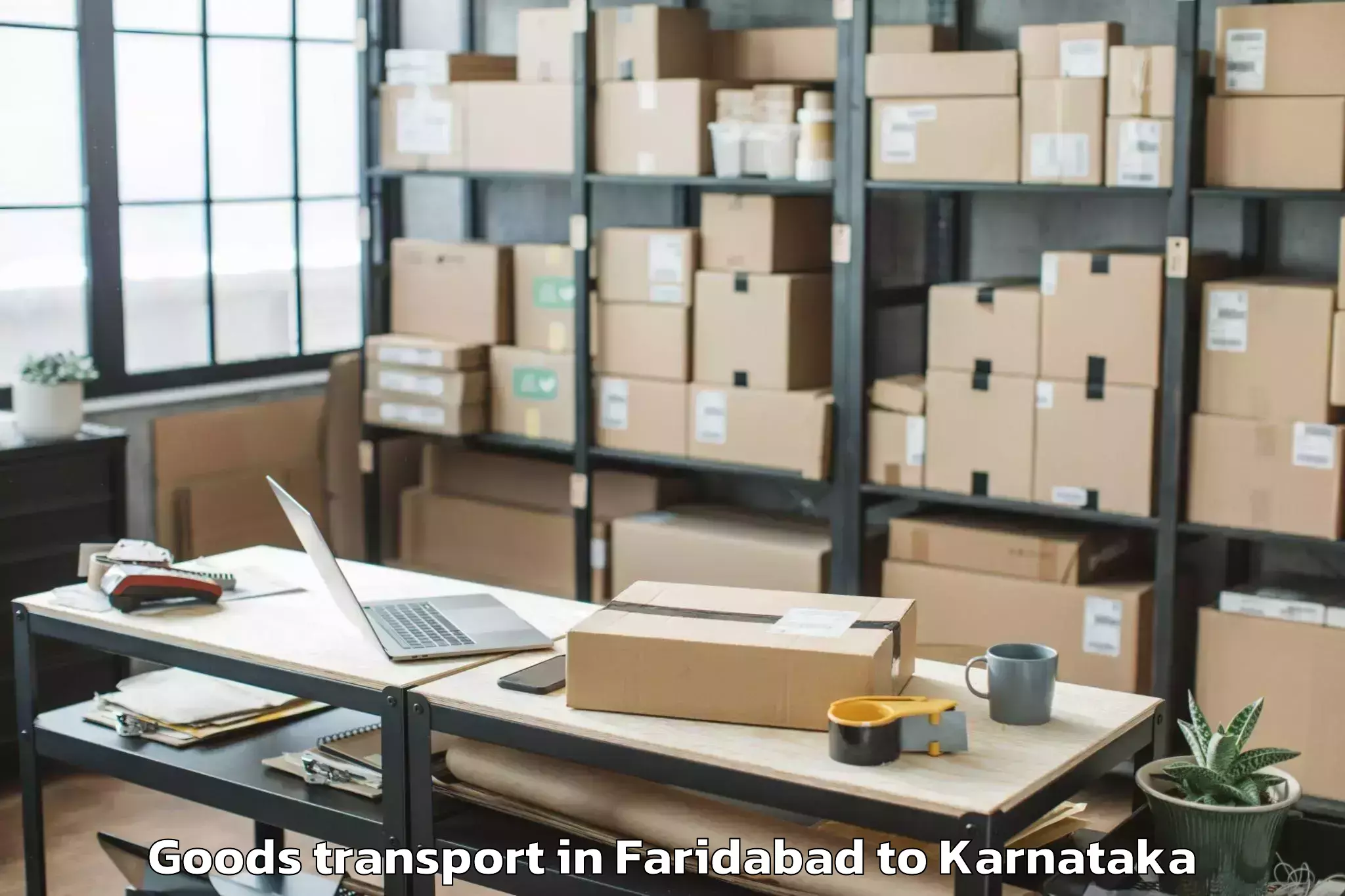 Leading Faridabad to Belur Goods Transport Provider